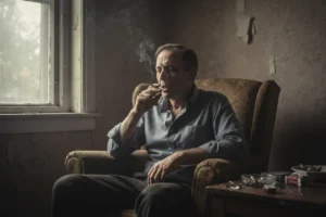 create-a-picture-of-a-man-sitting-and-smoking-who-is-not-is-good-health