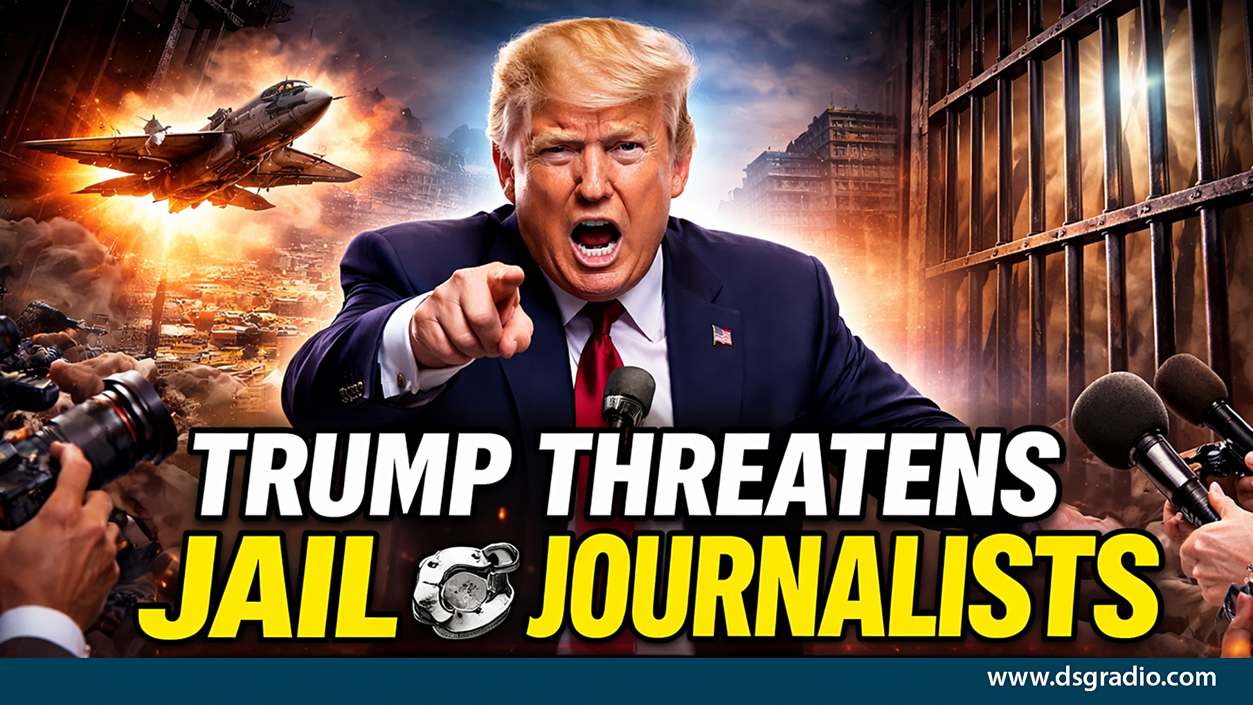 Trump Threatens Journalists Over Iran Leak