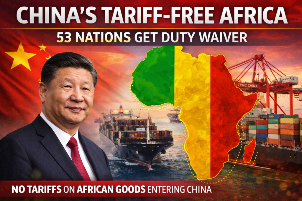 China’s Tariff-Free Africa: 53 Nations Get Duty Waiver