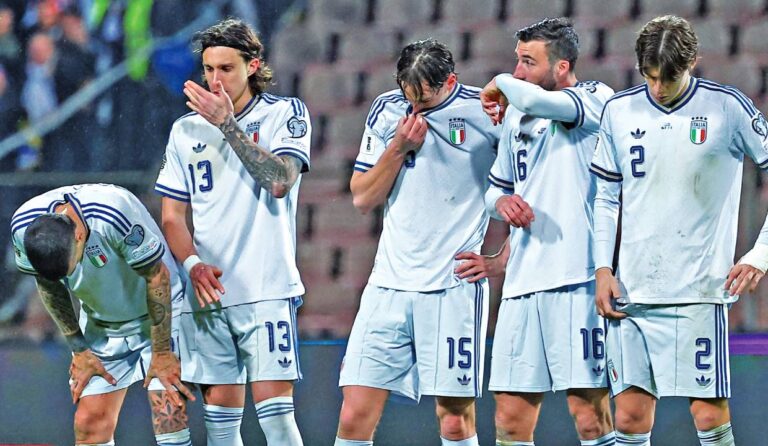 Italy Crash Out Of 2026 World Cup After Bosnia Defeat