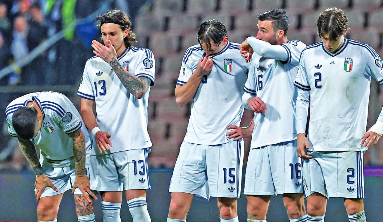 Italy Crash Out Of 2026 World Cup After Bosnia Defeat