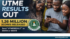 JAMB UTME Results 2026 Released for April 17–18