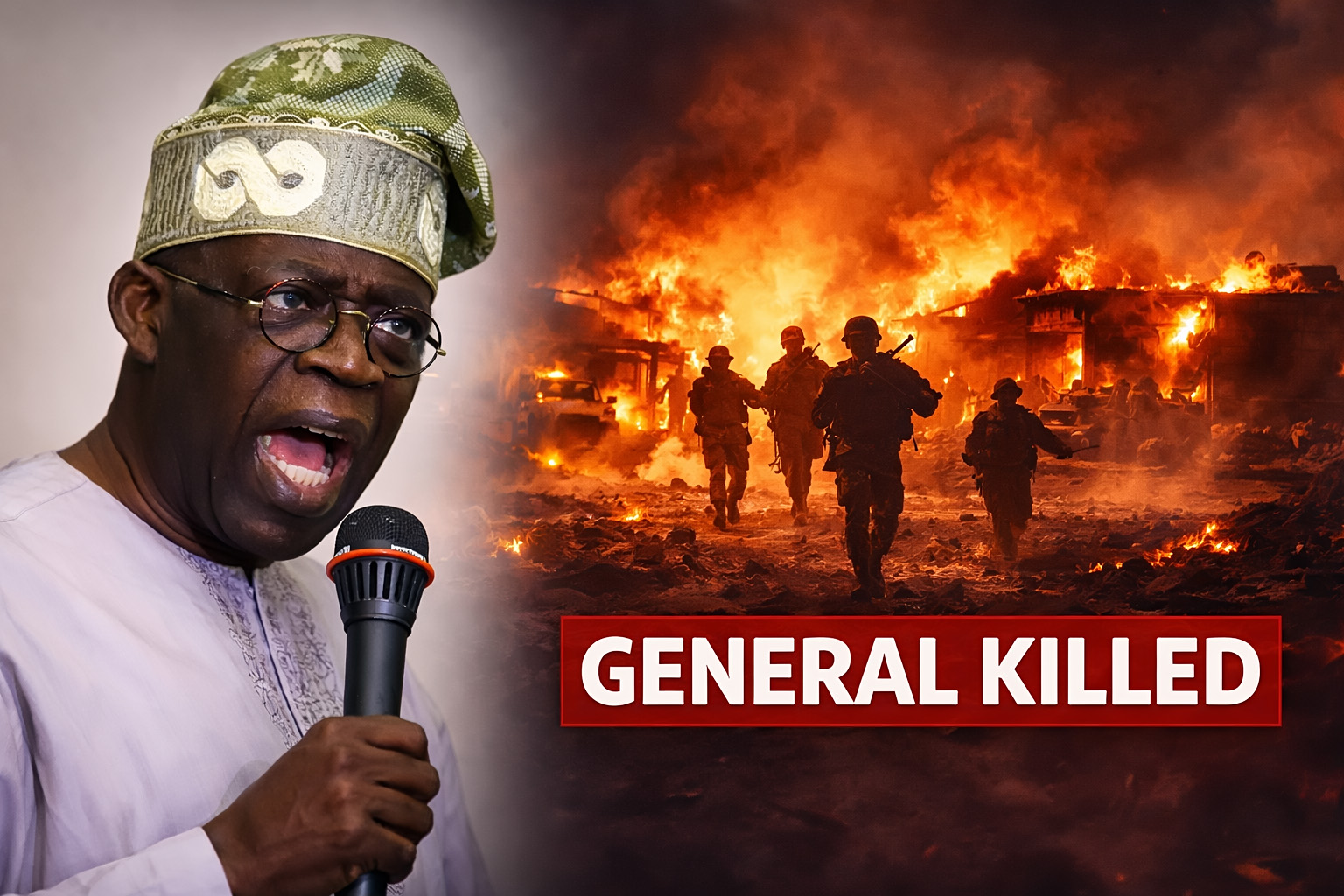 Nigerian Brigadier General killed Borno attack