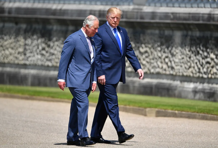 TRUMP AND KING CHARLES