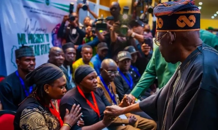 Tinubu-Explains-Airport-Meeting-With-Plateau-Attack-Victims-Cites-Security-Logistical-Constraints