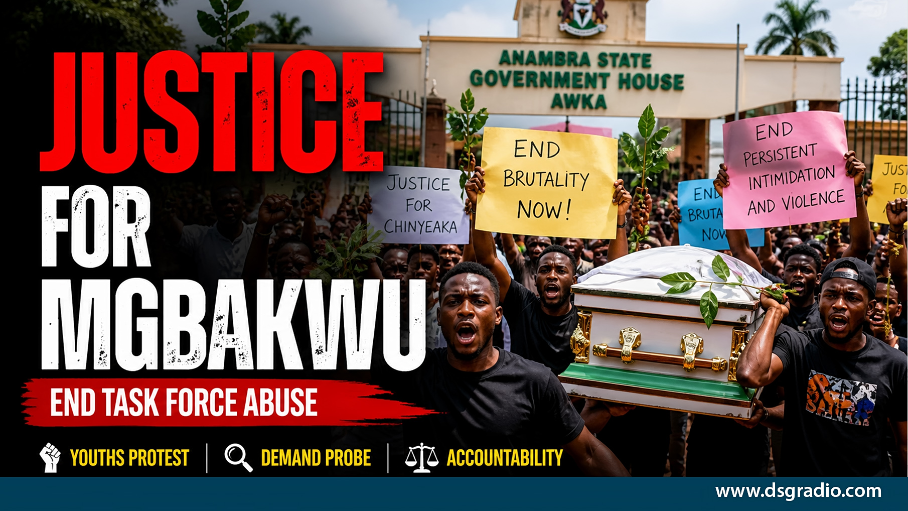 Anambra Youth Protest Over SASA Killing Sparks Probe