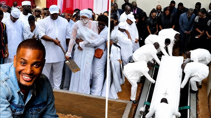 Tears as Alex Ekubo Burial Brings Nollywood Stars to Abia